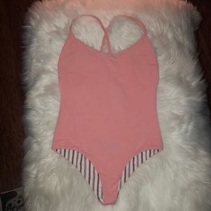 San Lorenzo One Piece Reversible striped monokini